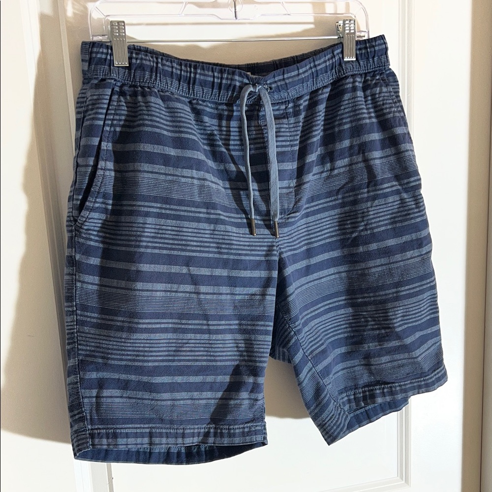 Men's Blue Striped Shorts